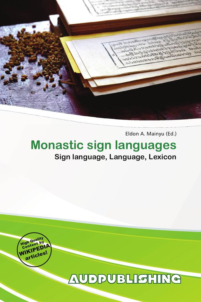 Monastic sign languages