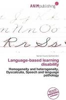 Language-based learning disability