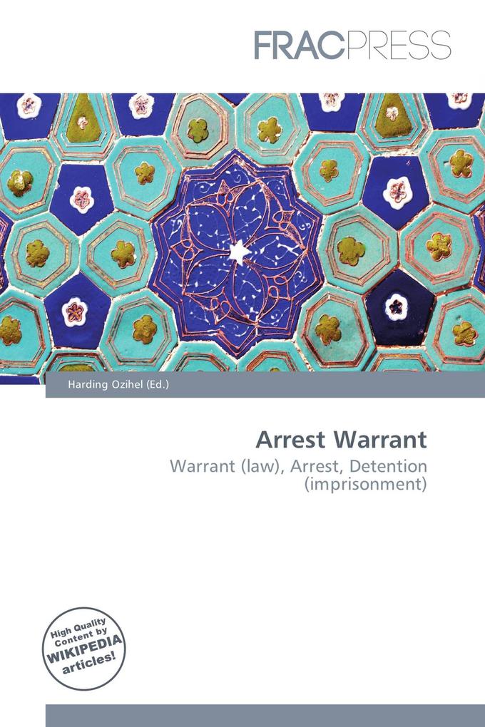 Arrest Warrant