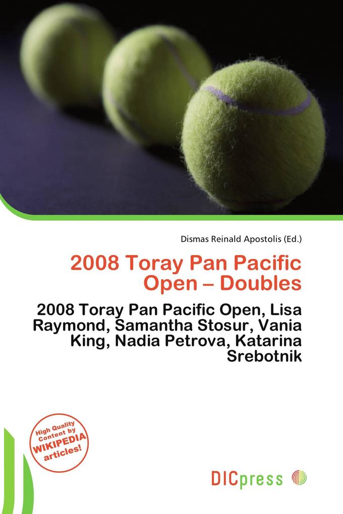 2008 Toray Pan Pacific Open - Doubles