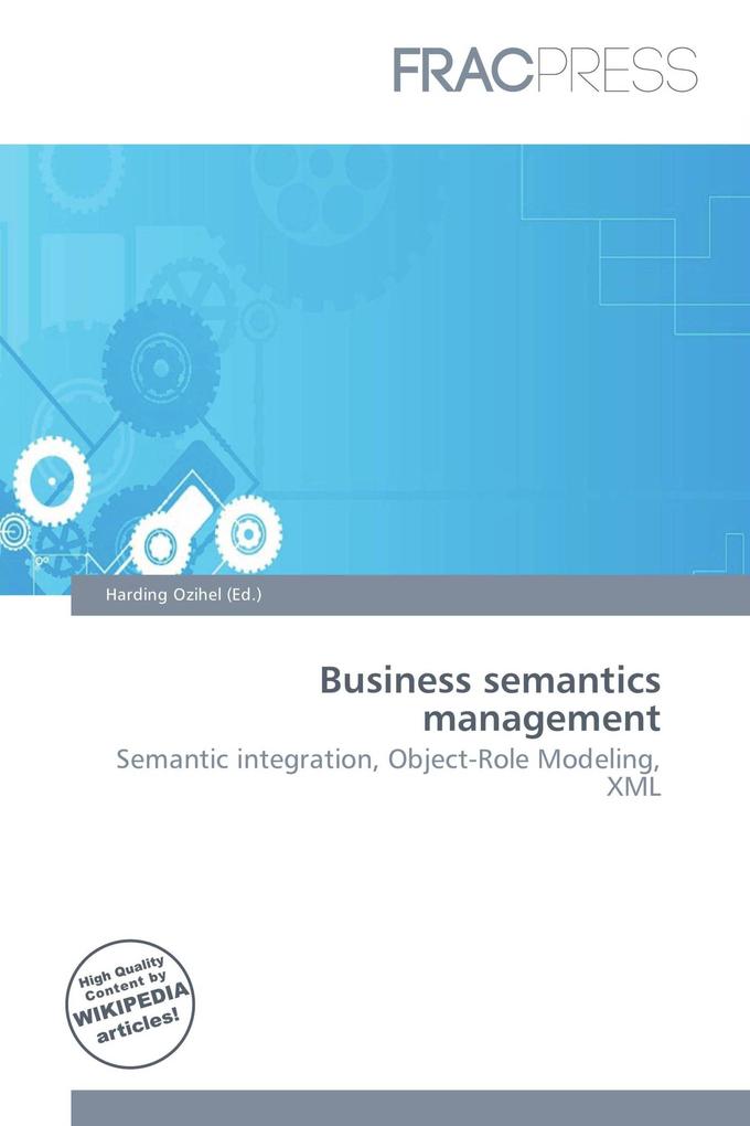 Business semantics management