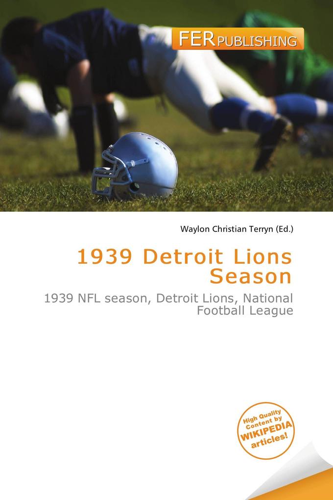 1939 Detroit Lions Season
