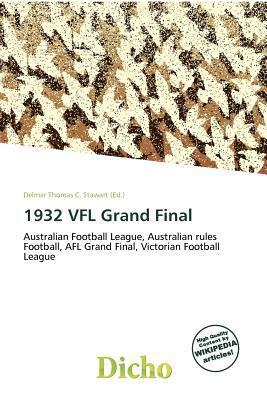 1932 VFL Grand Final