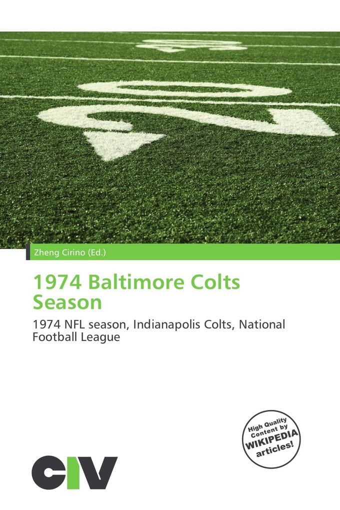 1974 Baltimore Colts Season