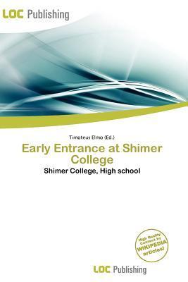Early Entrance at Shimer College