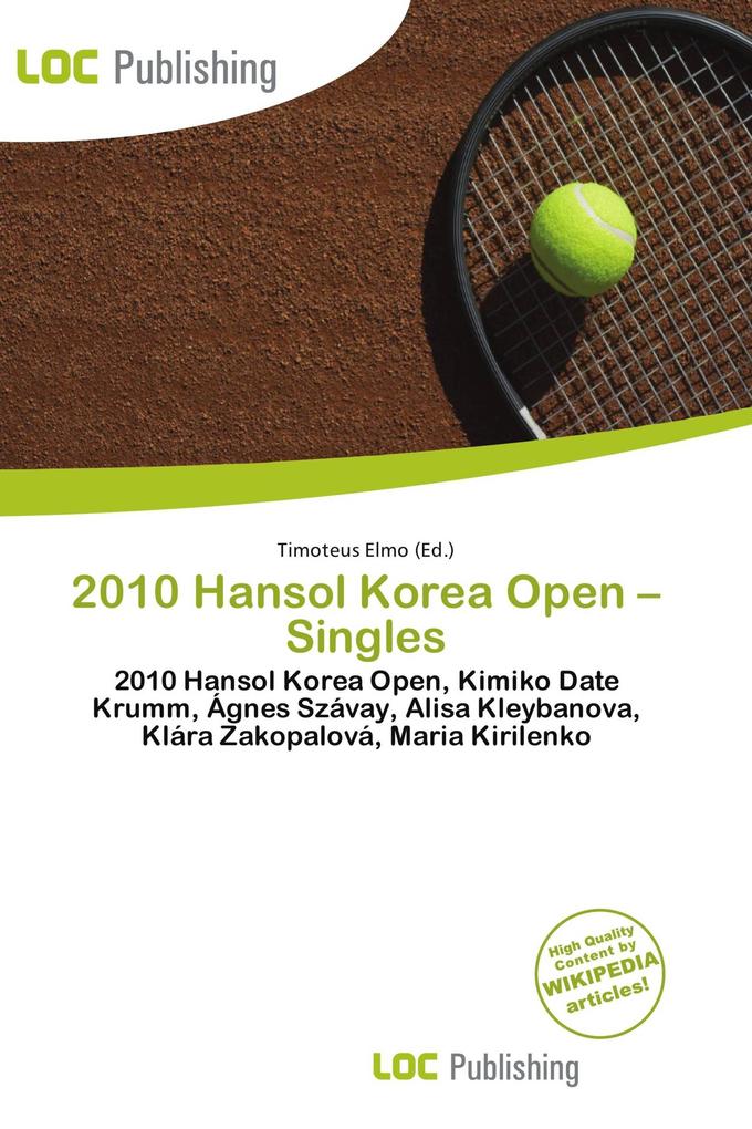 2010 Hansol Korea Open - Singles