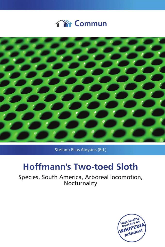 Hoffmann's Two-toed Sloth