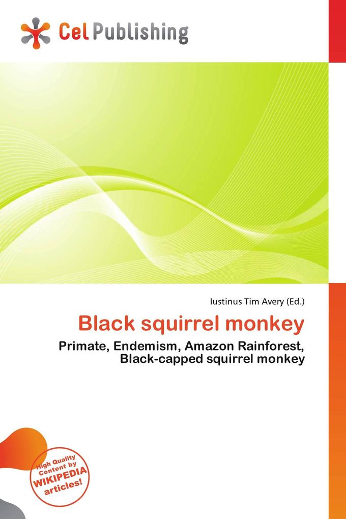 Black squirrel monkey