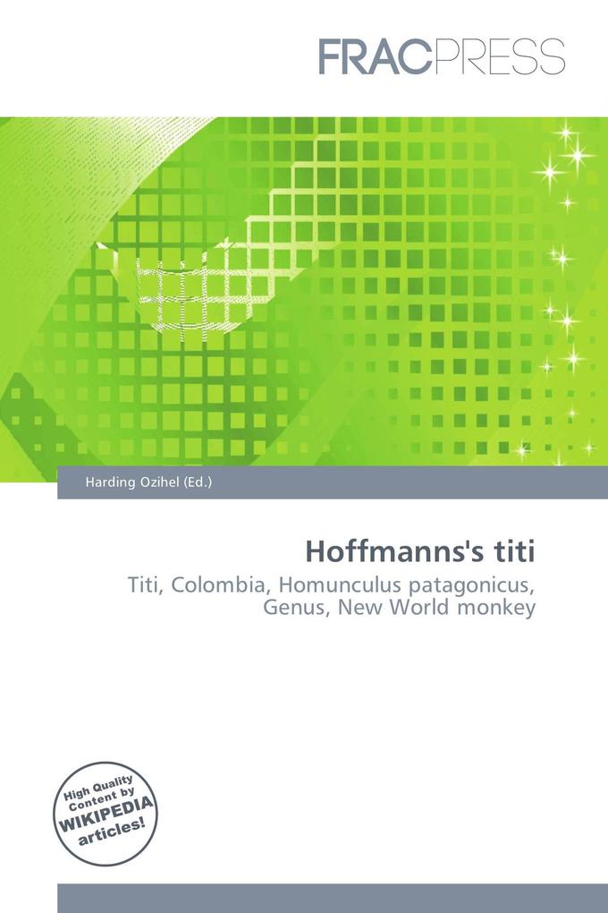 Hoffmanns's titi