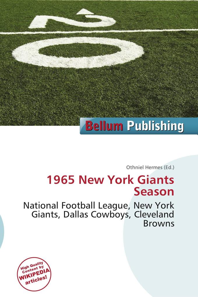 1965 New York Giants Season