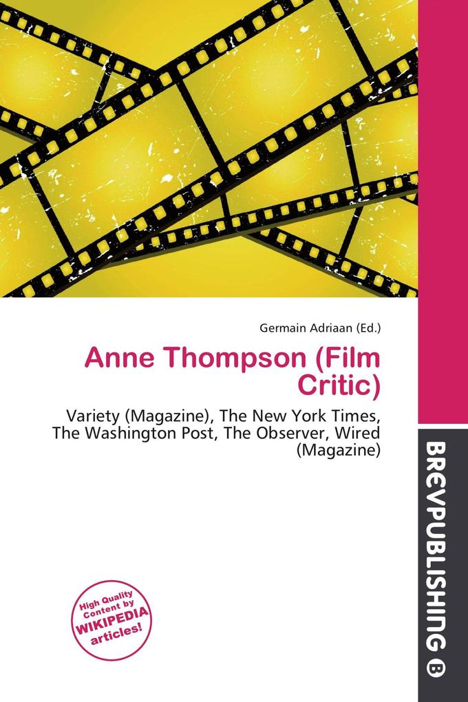 Anne Thompson (Film Critic)