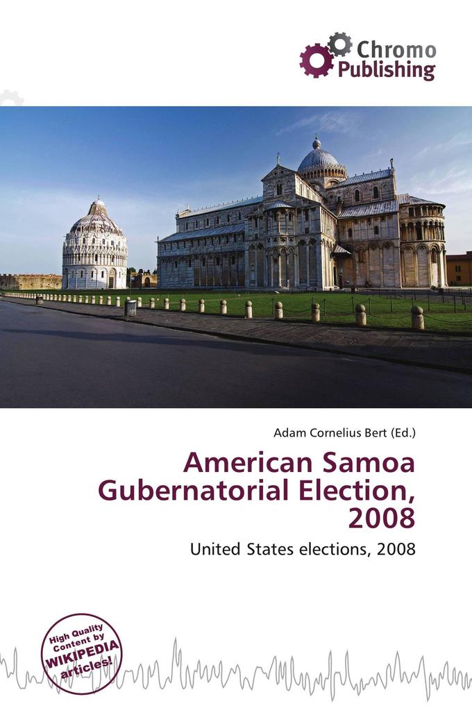 American Samoa Gubernatorial Election 2008