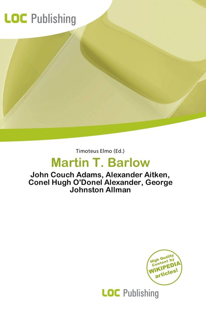 Martin T. Barlow