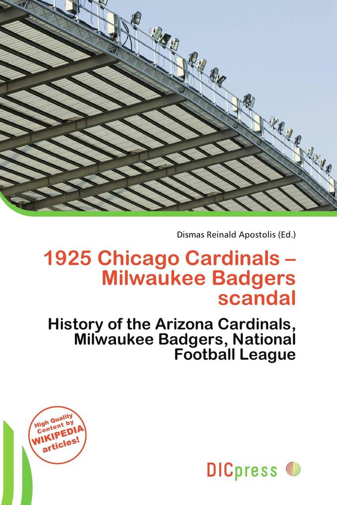 1925 Chicago Cardinals - Milwaukee Badgers scandal
