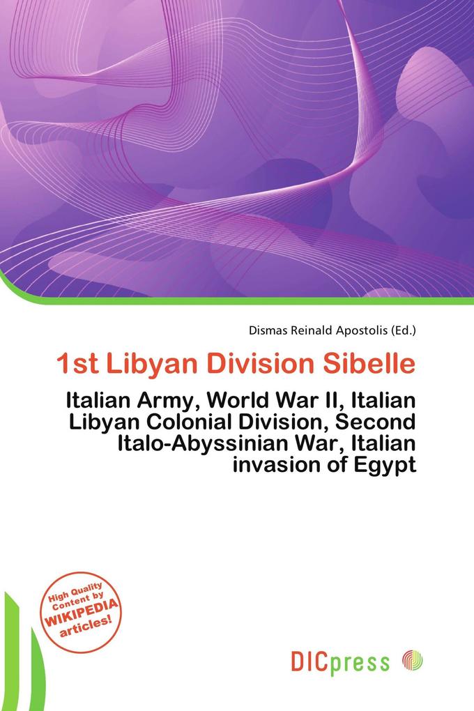 1st Libyan Division Sibelle