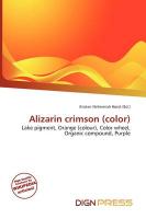Alizarin crimson (color)