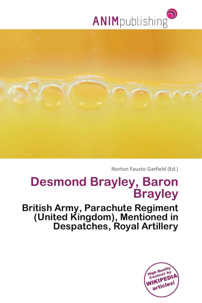 Desmond Brayley Baron Brayley
