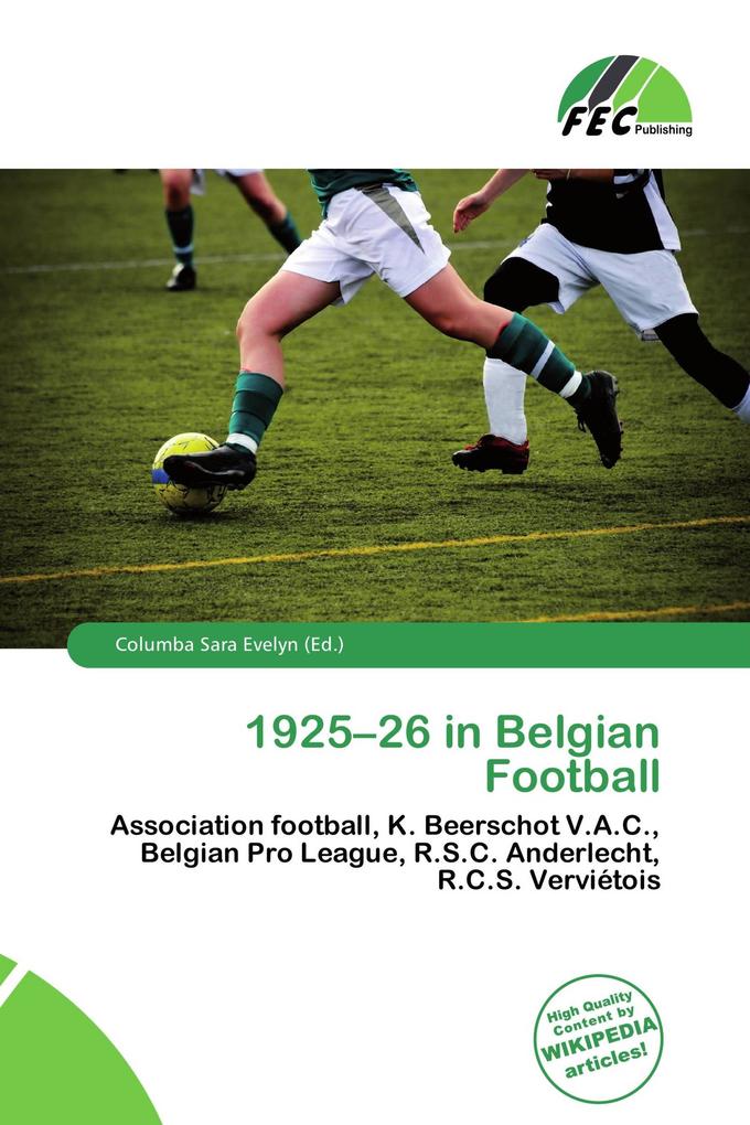 1925-26 in Belgian Football