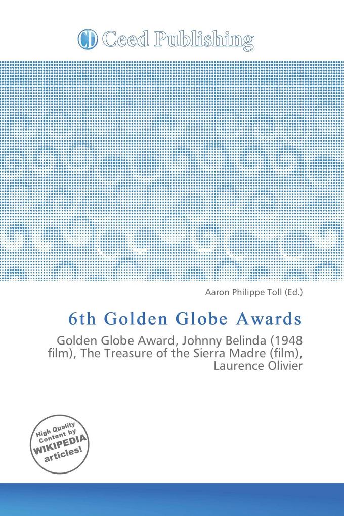 6th Golden Globe Awards