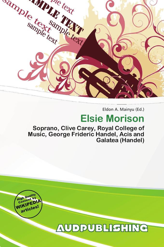 Elsie Morison
