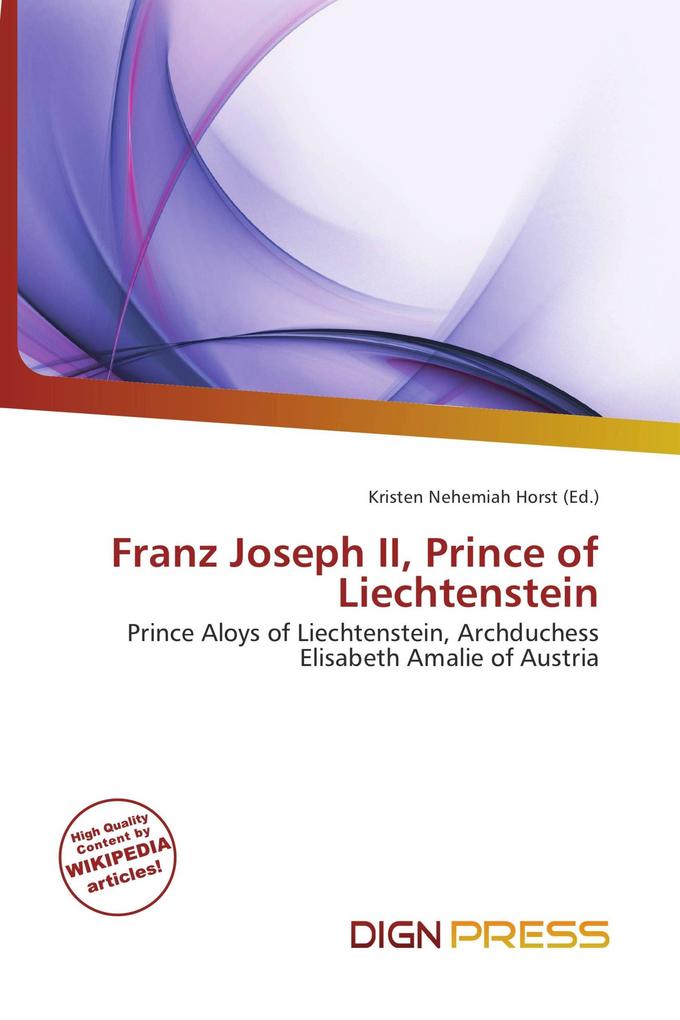 Franz Joseph II Prince of Liechtenstein