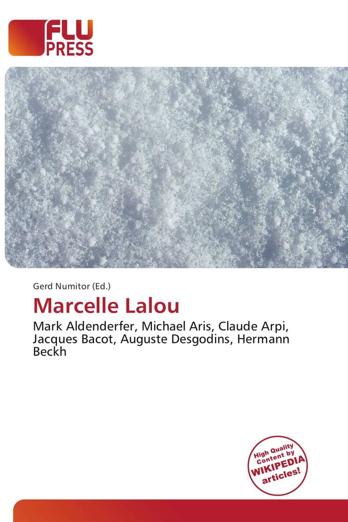 Marcelle Lalou