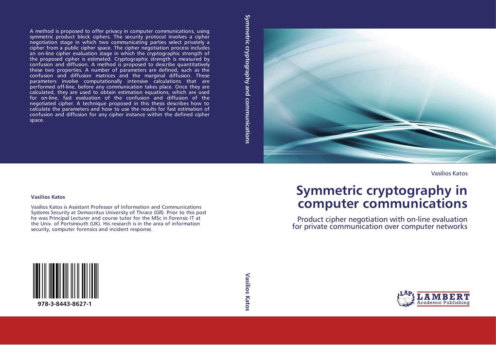 Symmetric cryptography in computer communications