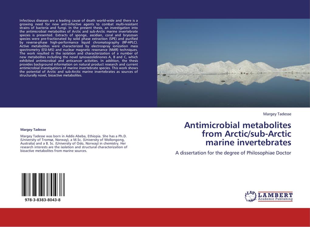 Antimicrobial metabolites from Arctic/sub-Arctic marine invertebrates