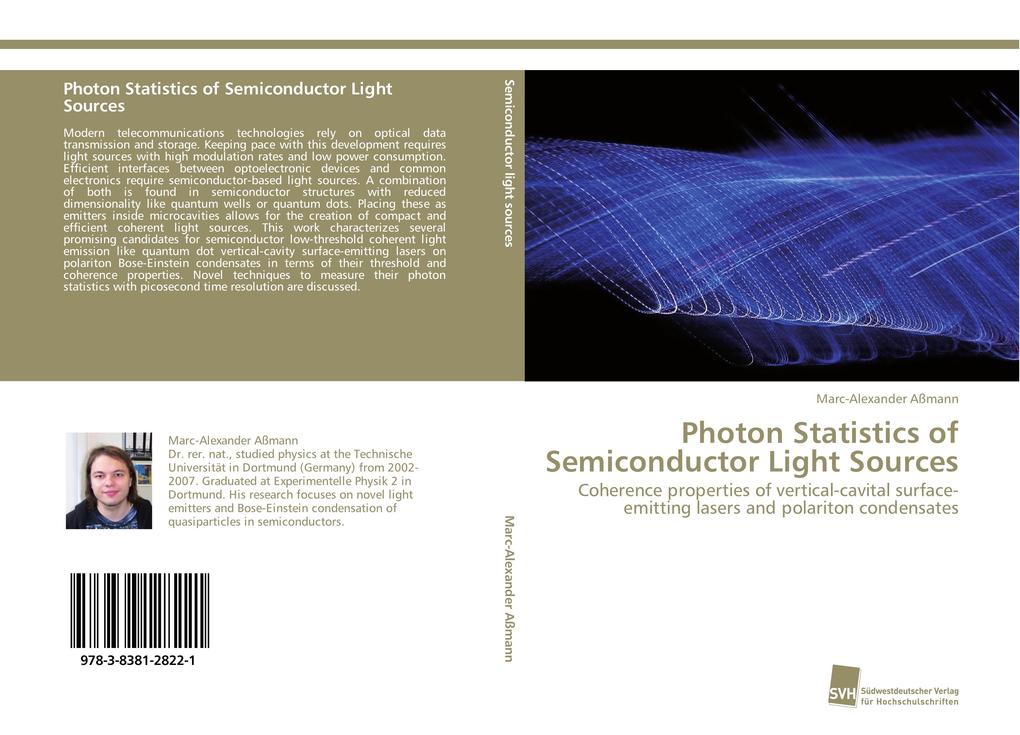 Photon Statistics of Semiconductor Light Sources - Marc-Alexander Aßmann
