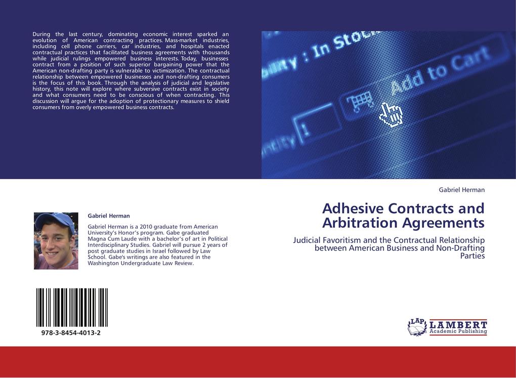 Adhesive Contracts and Arbitration Agreements als Buch von Gabriel Herman - Gabriel Herman