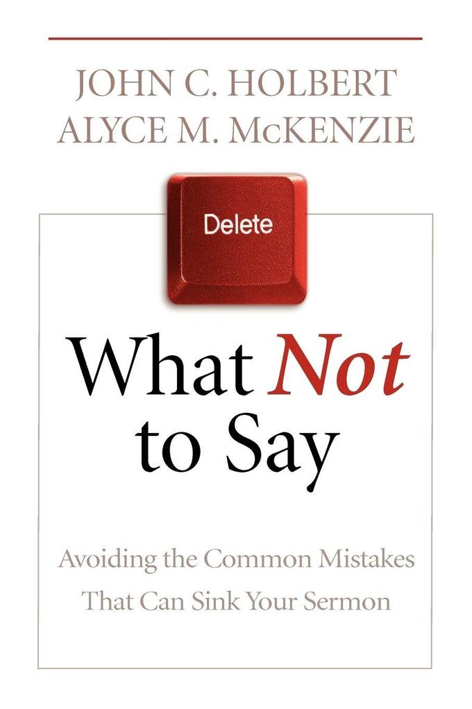 What Not to Say