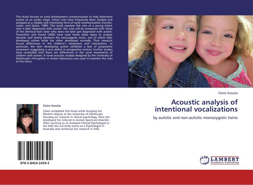 Acoustic analysis of intentional vocalizations