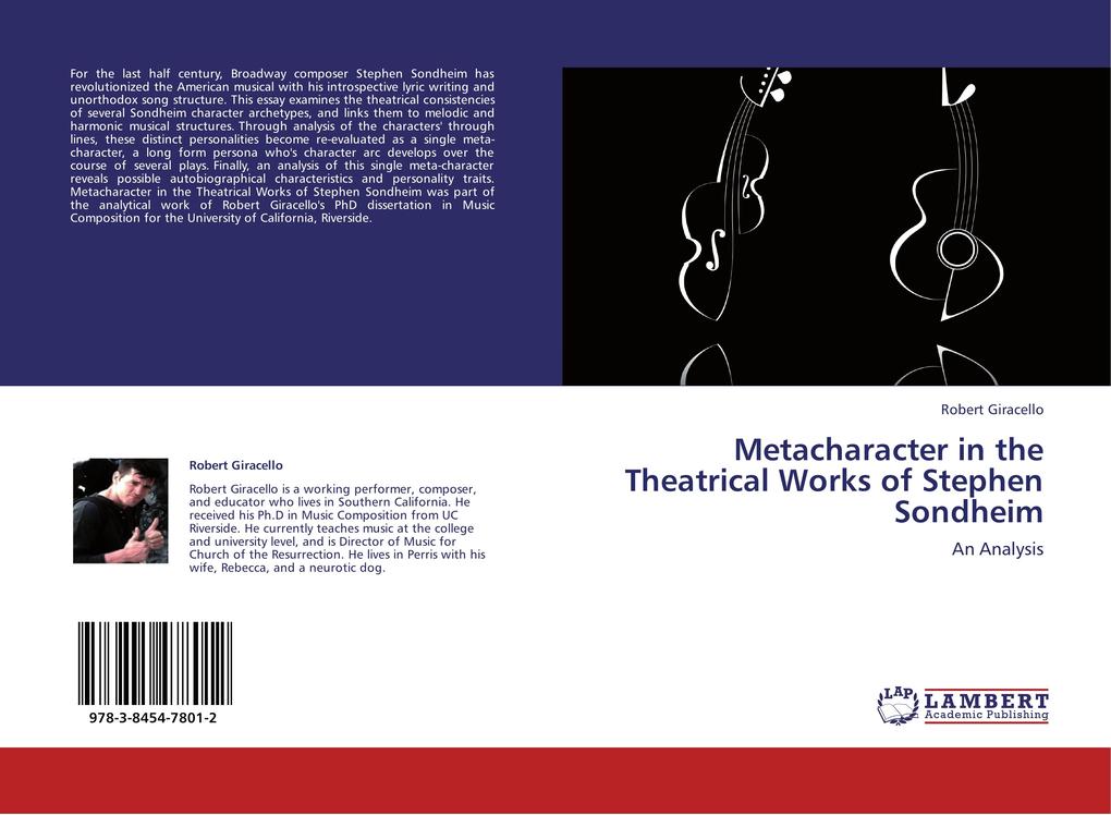 Metacharacter in the Theatrical Works of Stephen Sondheim