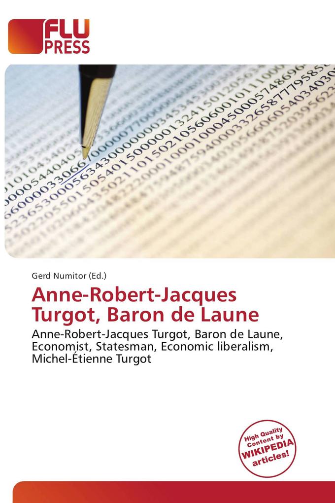 Anne-Robert-Jacques Turgot Baron de Laune