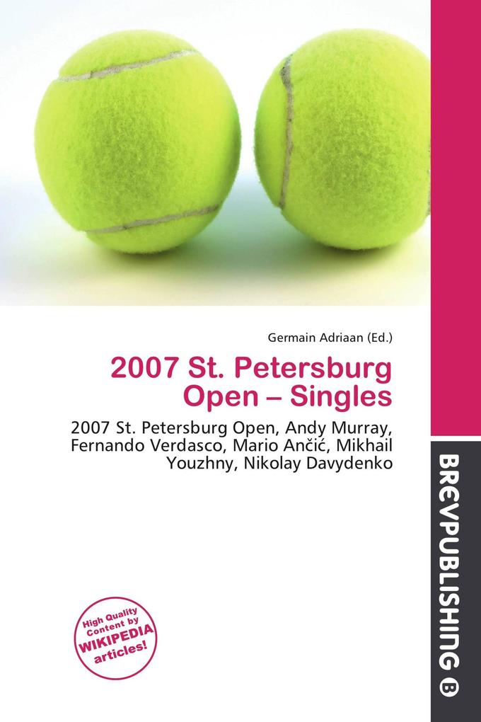 2007 St. Petersburg Open - Singles