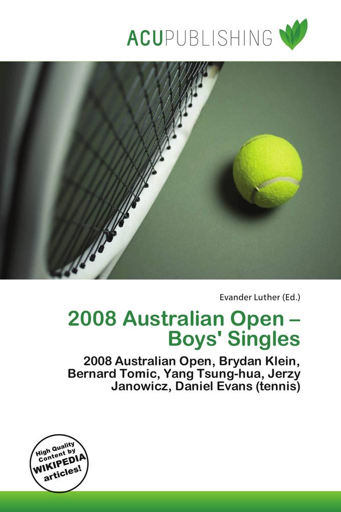 2008 Australian Open - Boys' Singles