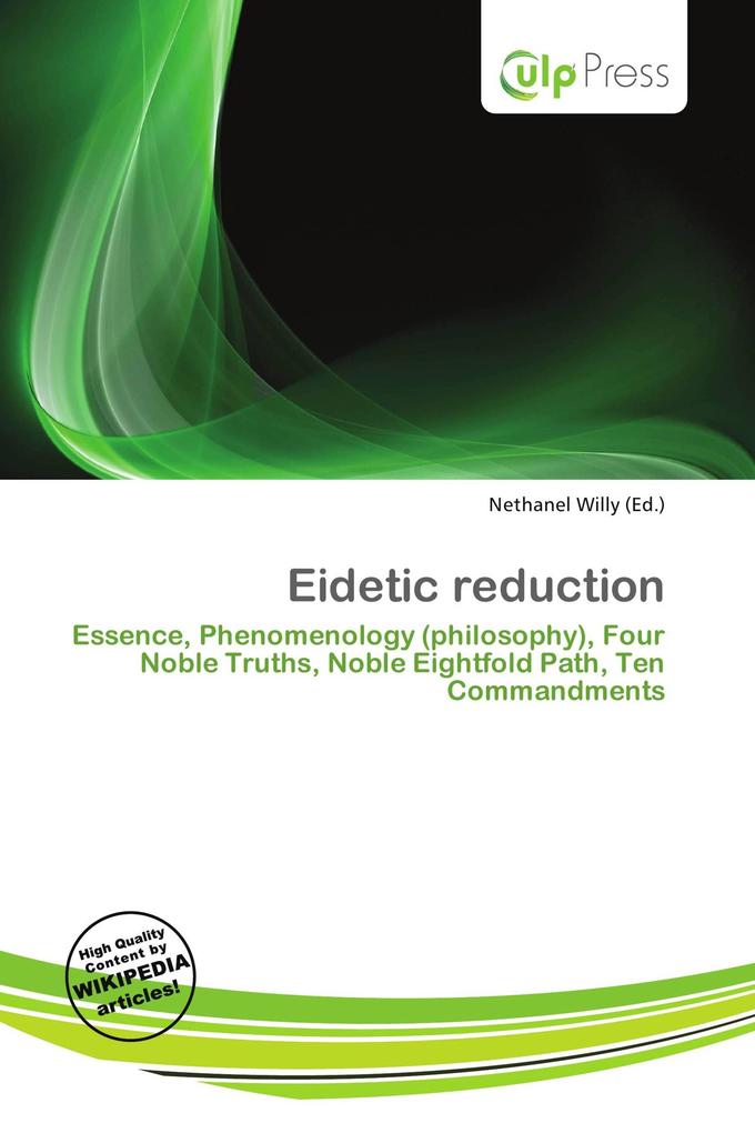 Eidetic reduction