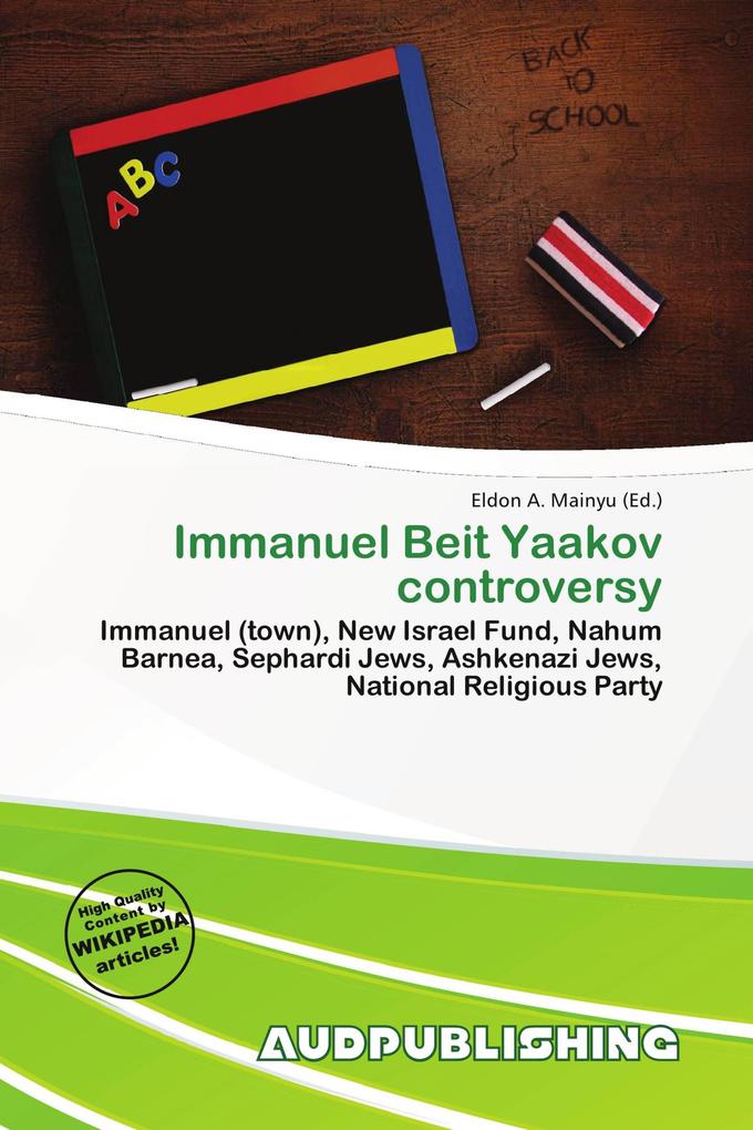 Immanuel Beit Yaakov controversy