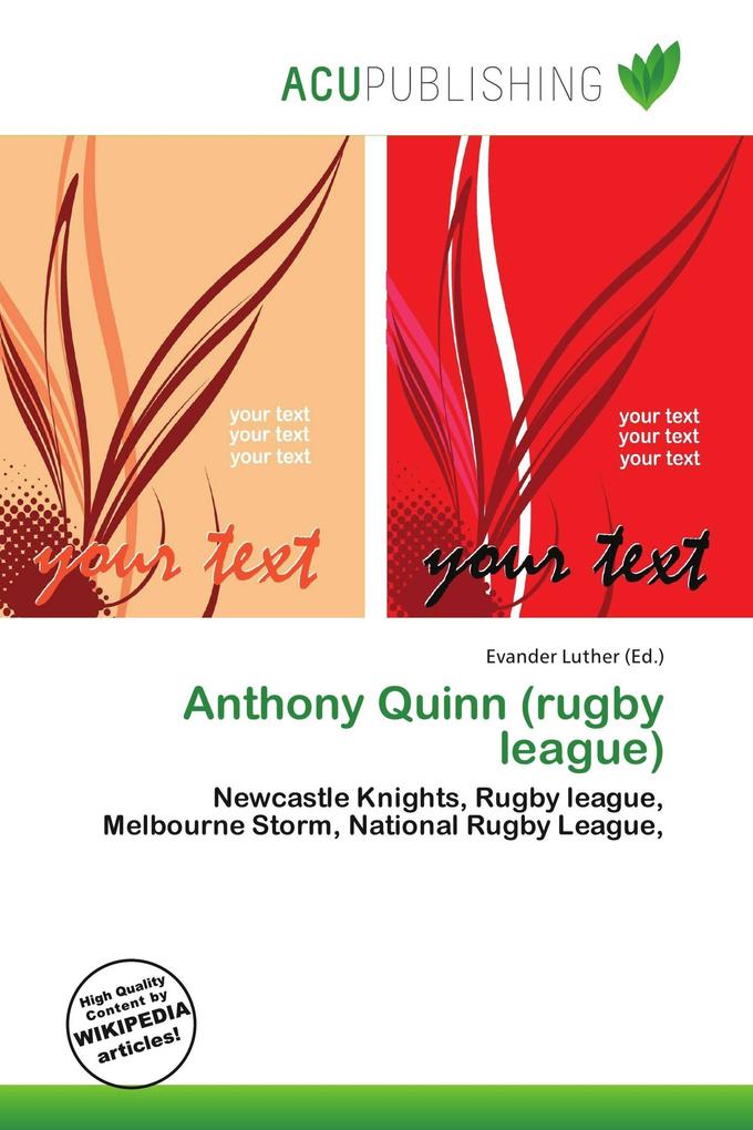 Anthony Quinn (rugby league)