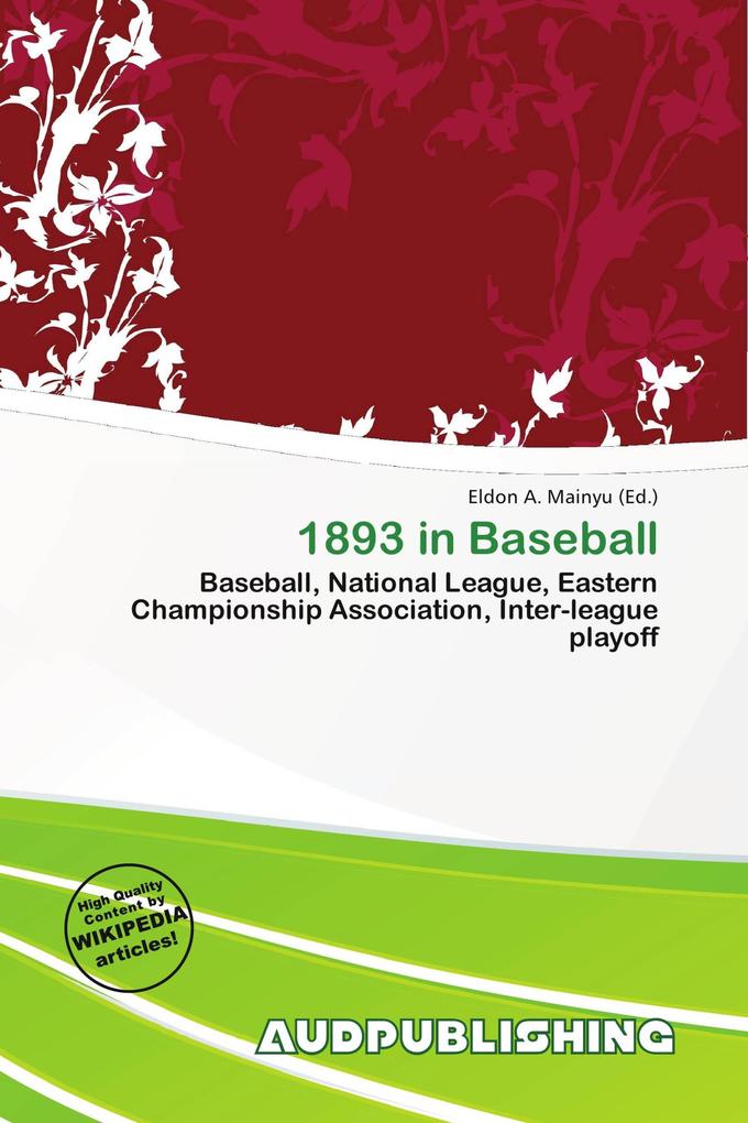1893 in Baseball