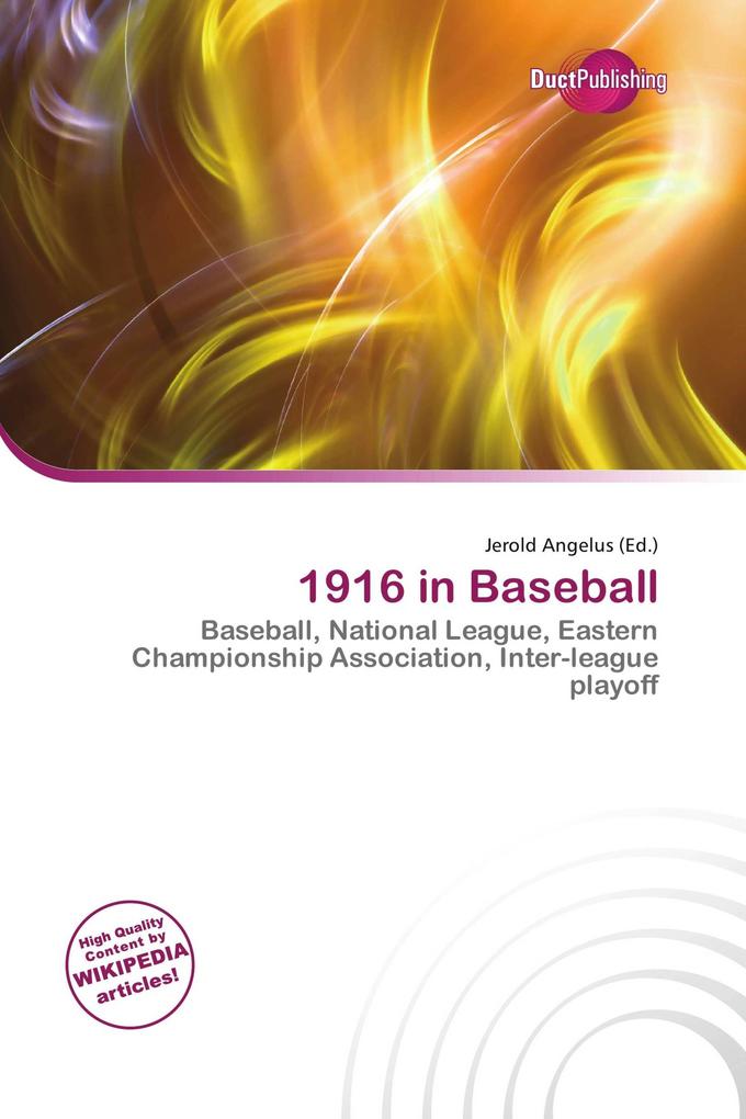 1916 in Baseball