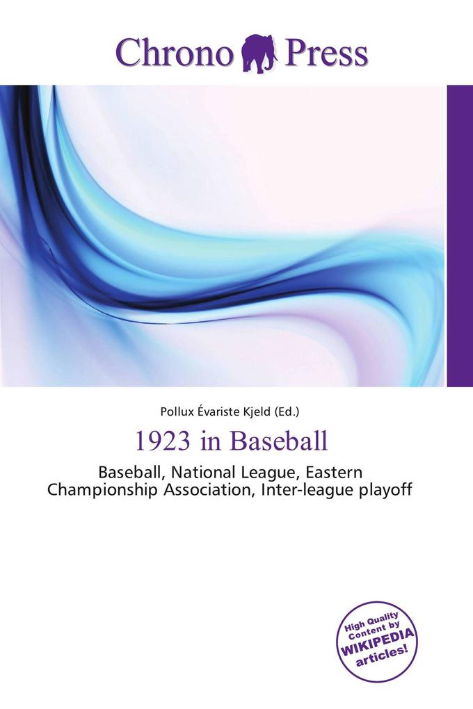 1923 in Baseball