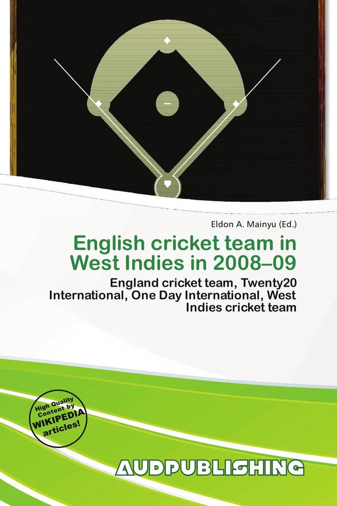 English cricket team in West Indies in 2008-09