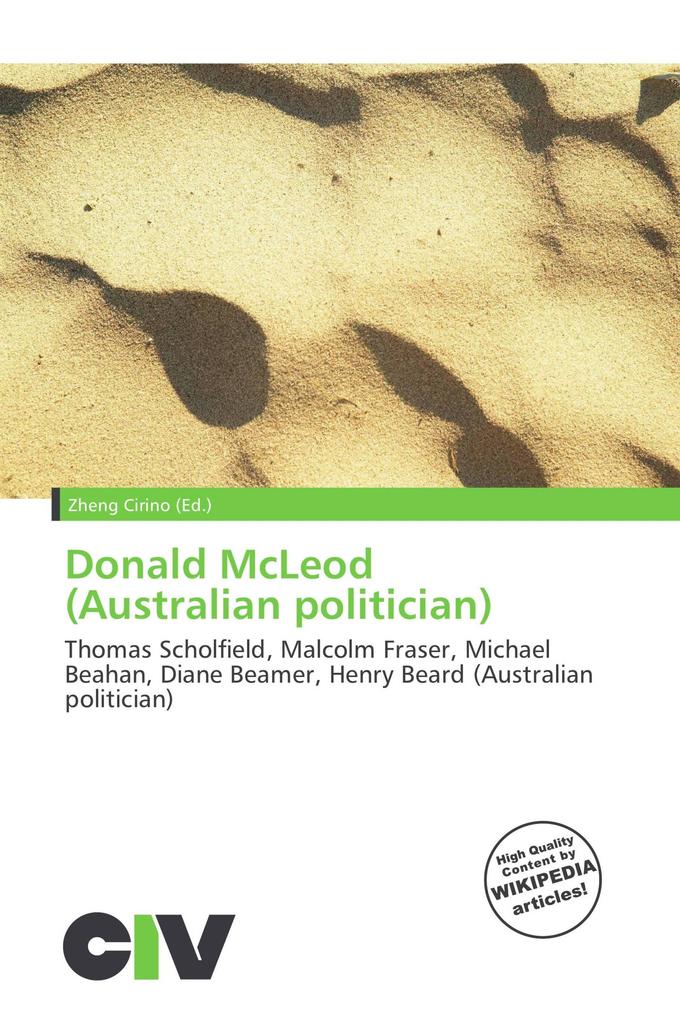 Donald McLeod (Australian politician)