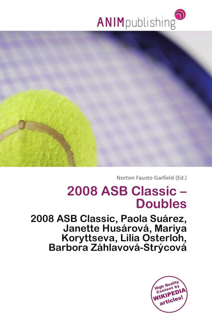 2008 ASB Classic - Doubles