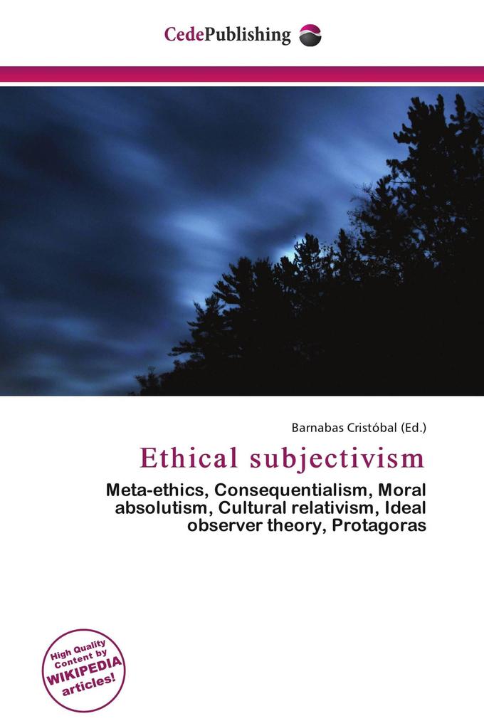 Ethical subjectivism