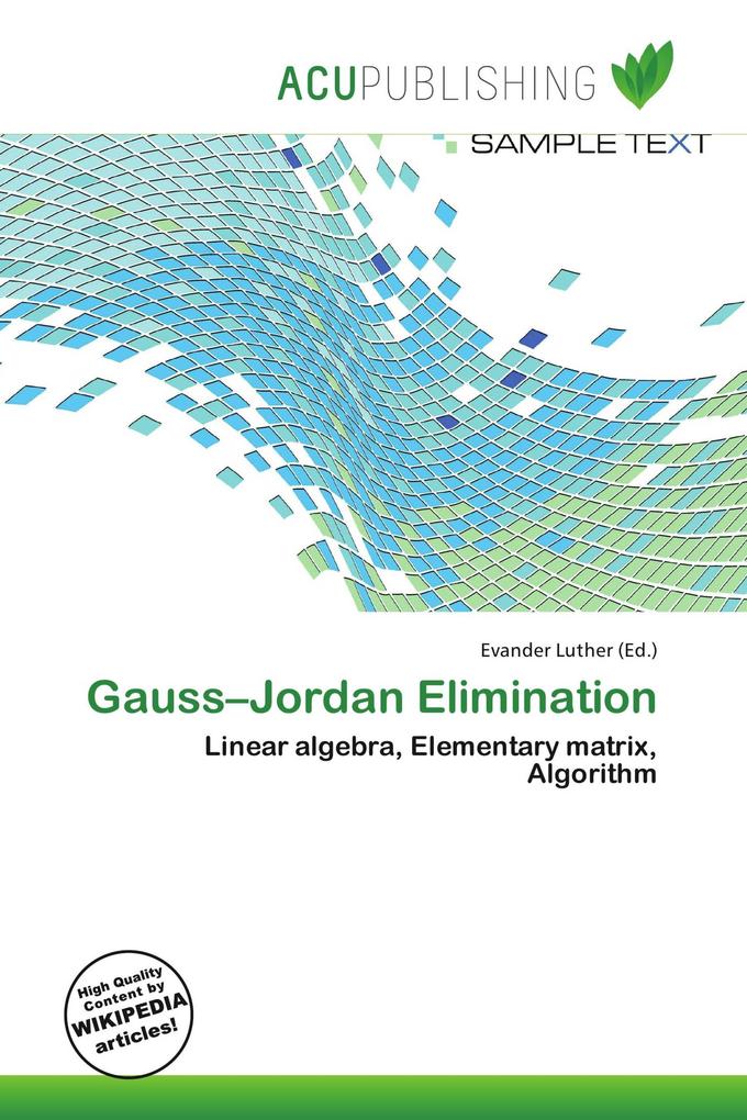 Gauss-Jordan Elimination