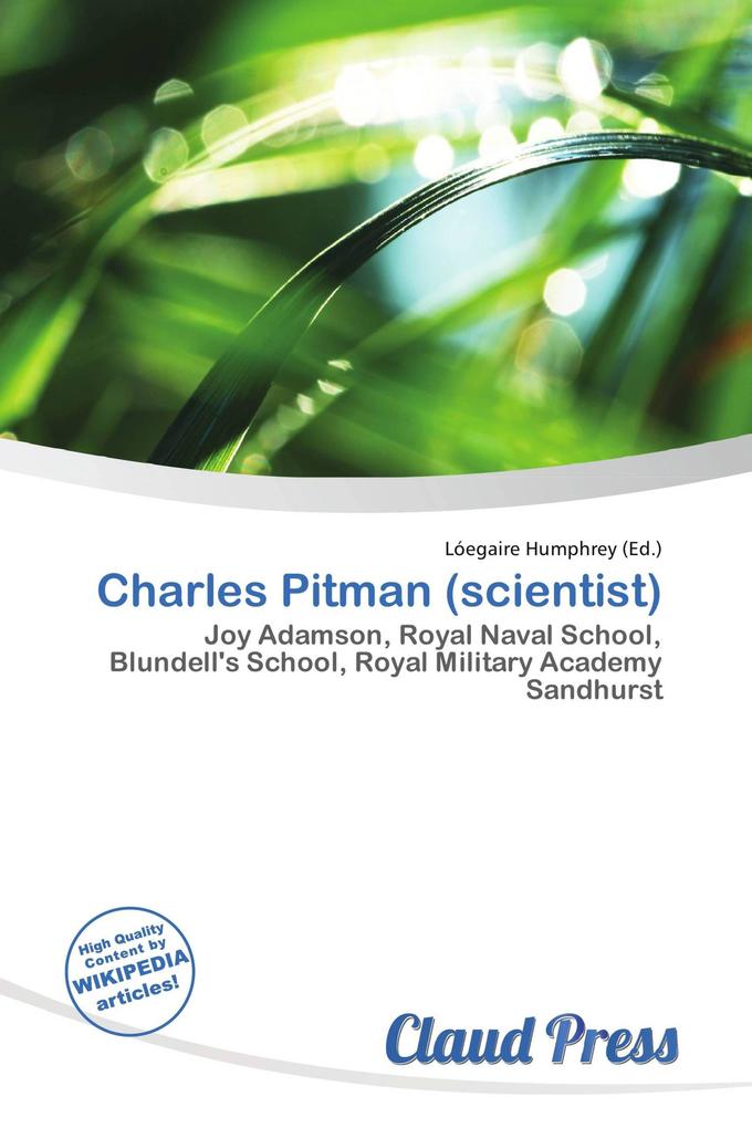 Charles Pitman (scientist)