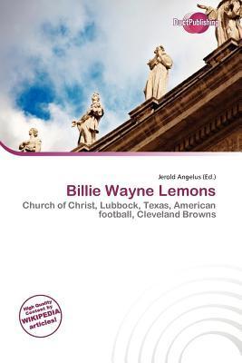 Billie Wayne Lemons