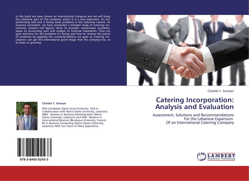 Catering Incorporation: Analysis and Evaluation